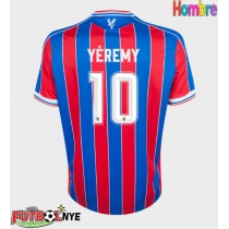 Camiseta Crystal Palace Yeremy Pino #10 Primera Equipación 2025-26 manga corta